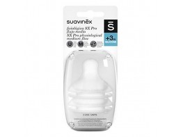 Imagen del producto Suavinex tetina fisiologica flujo M silicona 2u